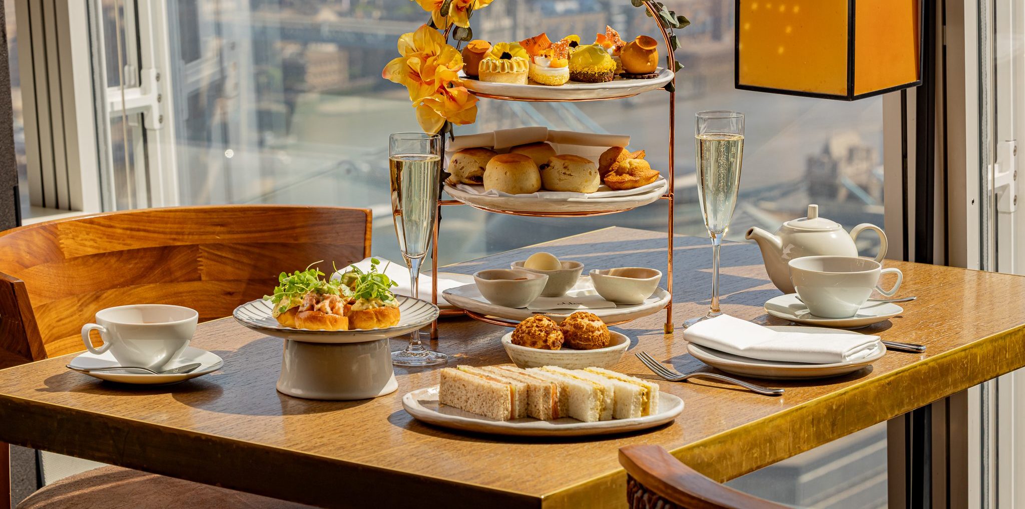 Best afternoon tea with a view near London Bridge at Oblix